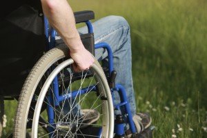 Man in a wheelchair Lowell Disability Lawyer 